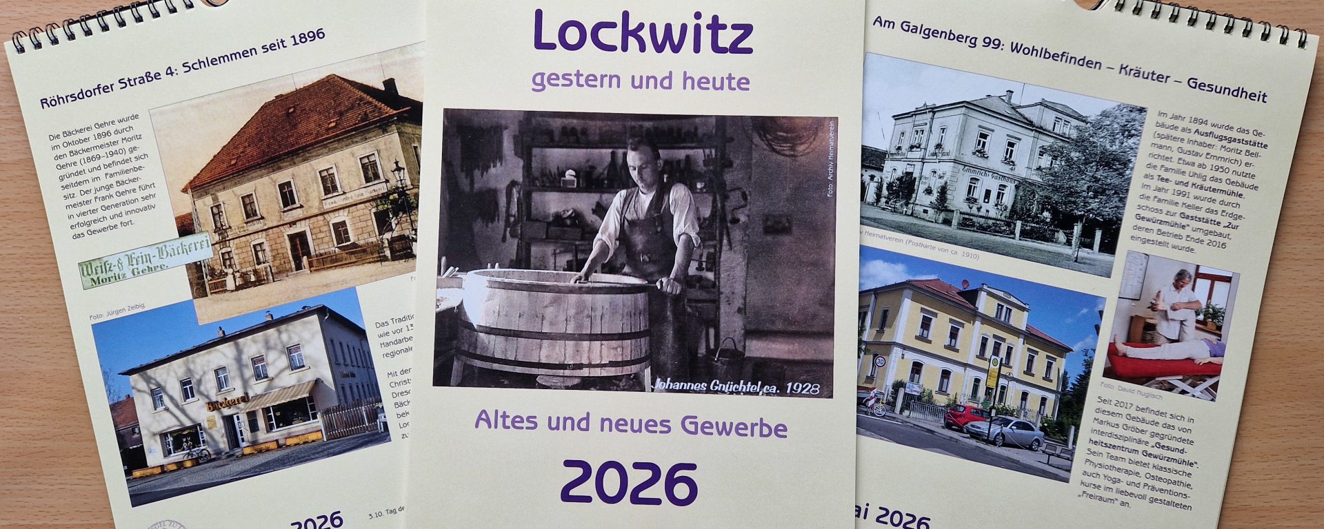 Kalender Heimatverein Lockwitz 2016 Altes und Neues Gewerbe