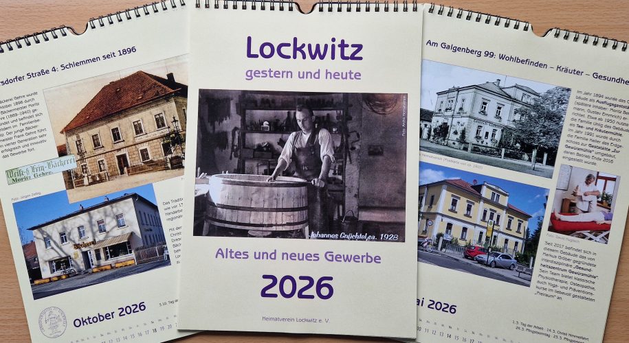 Kalender Heimatverein Lockwitz 2016 Altes und Neues Gewerbe