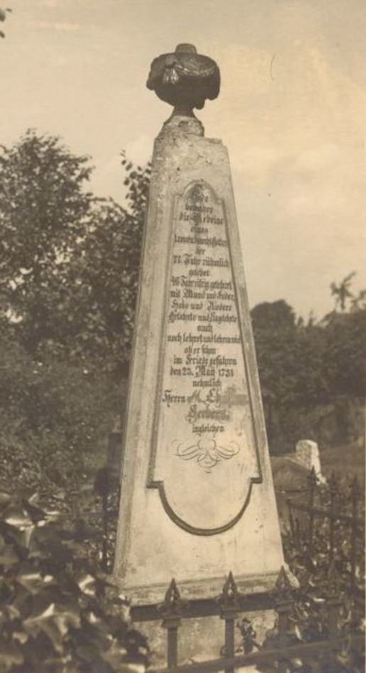 Gerbersäule Christian Gerber altes Bild um 1930