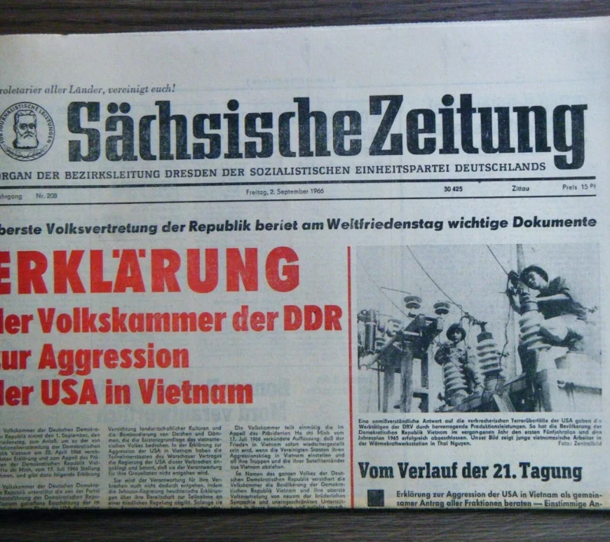 Cover 1966 Archiv der Sächsischen Zeitung in Dresden
