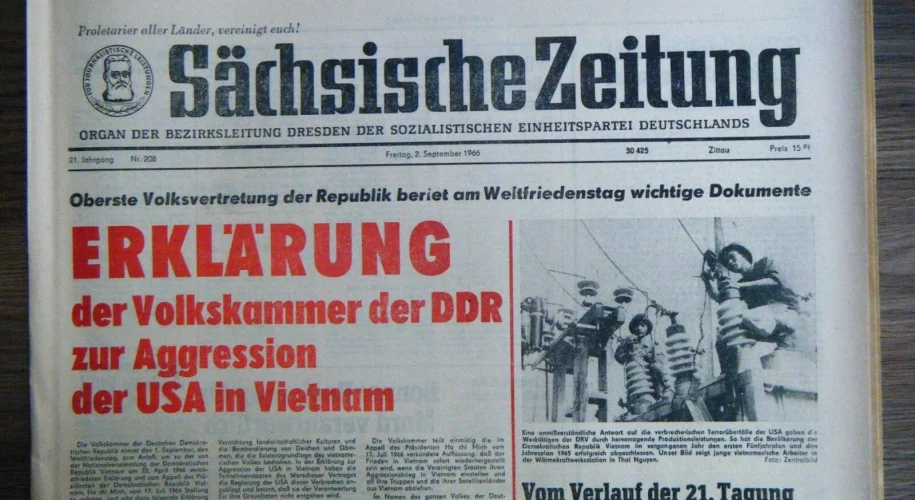 Cover 1966 Archiv der Sächsischen Zeitung in Dresden